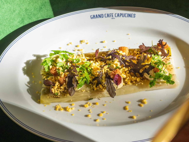 Le Grand Café Capucines Poireaux mimosa