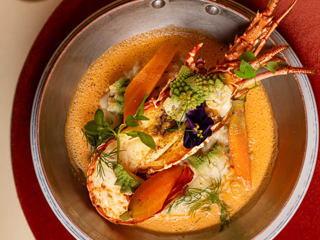 Le Grand Café Capucines RISOTTO DE LANGOUSTE