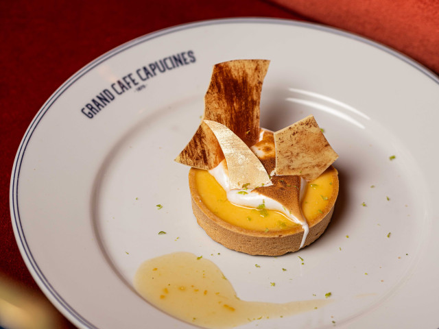 Le Grand Café Capucines TARTE AU CITRON MERINGUÉE