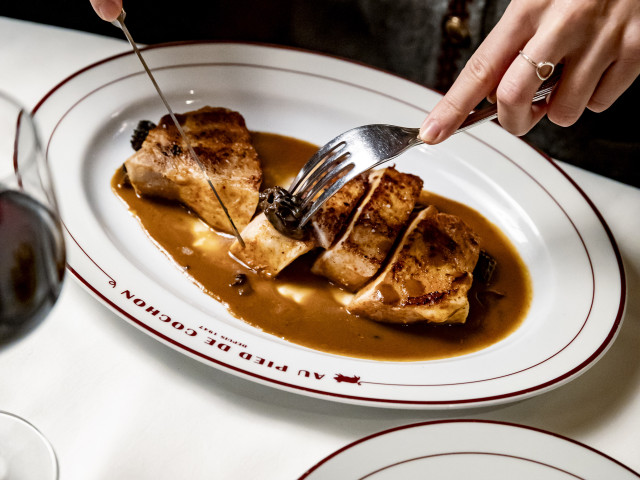 Au Pied de Cochon Faux filet de cochon
