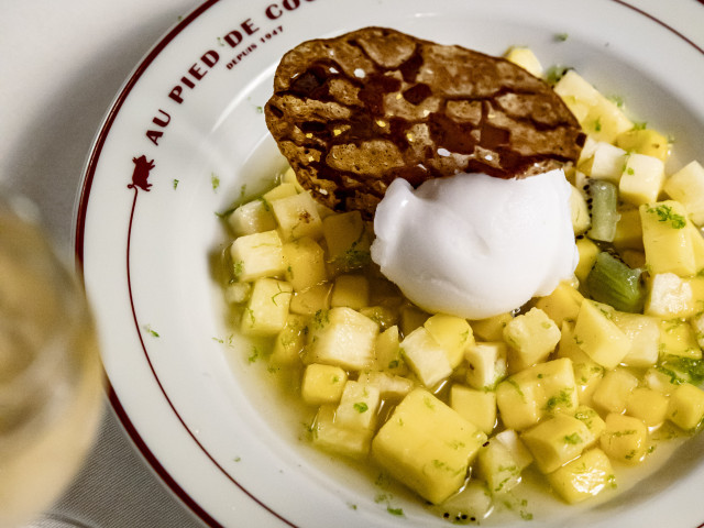 Au Pied de Cochon Salade de fruits frais