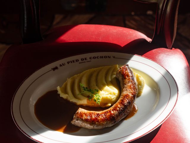 Au Pied de Cochon Saucisse au couteau de la Maison Brosset