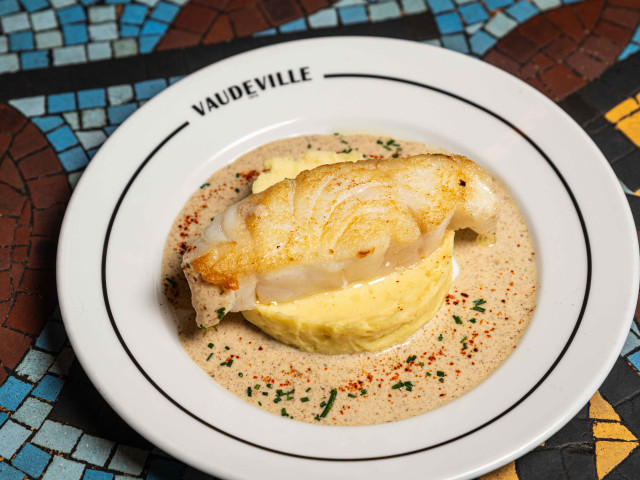 Brasserie Vaudeville MORUE FRAÎCHE GRILLÉE