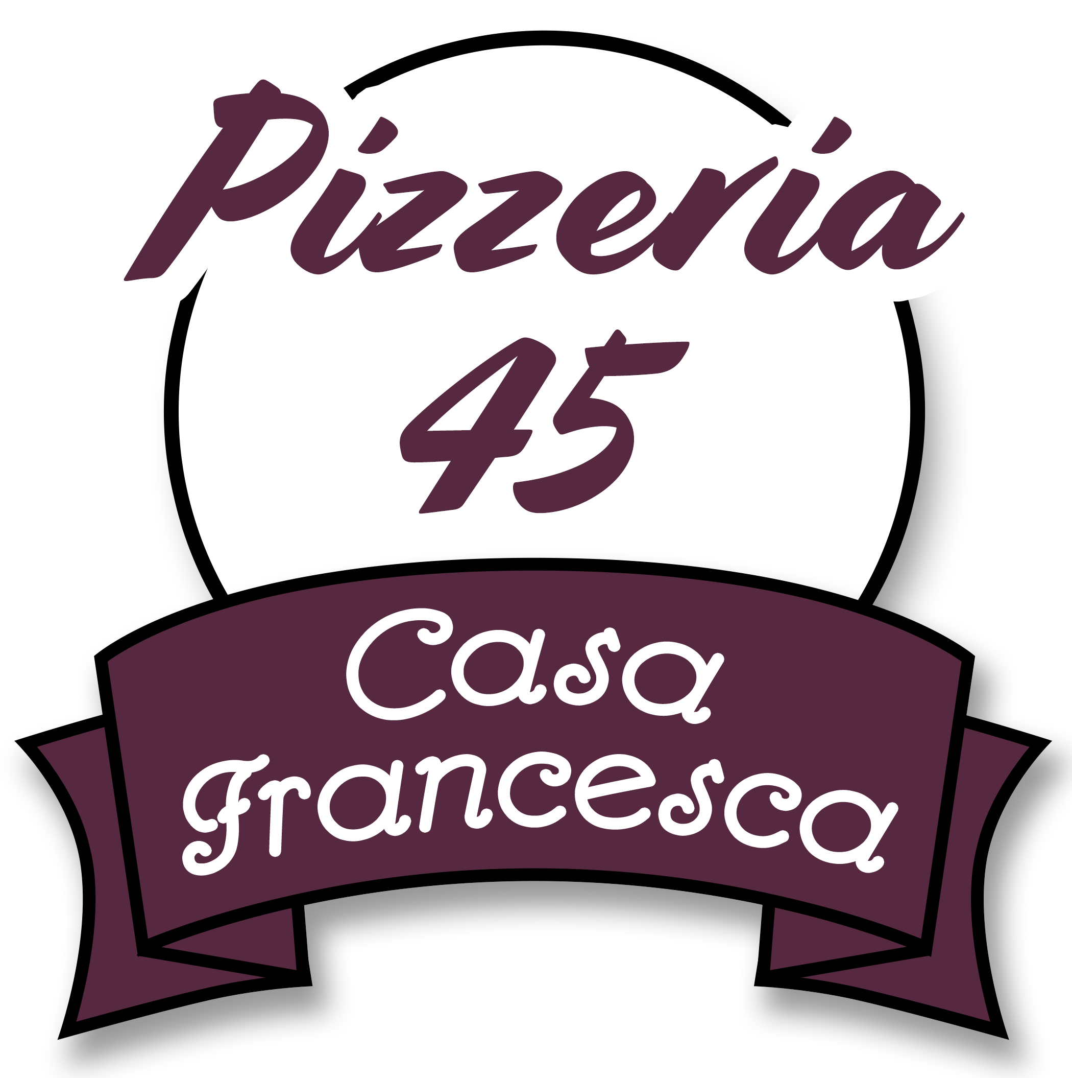 Logo Pizzeria 45 - Casa Francesca