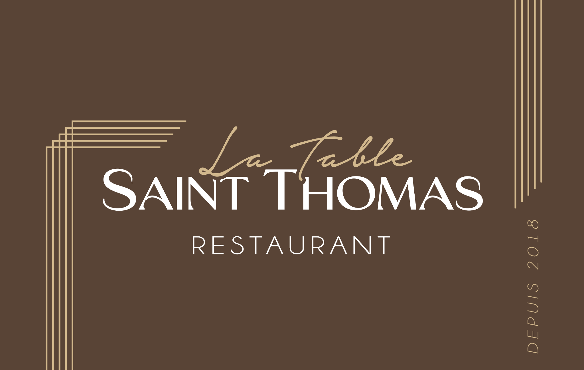 Logo LA TABLE SAINT THOMAS