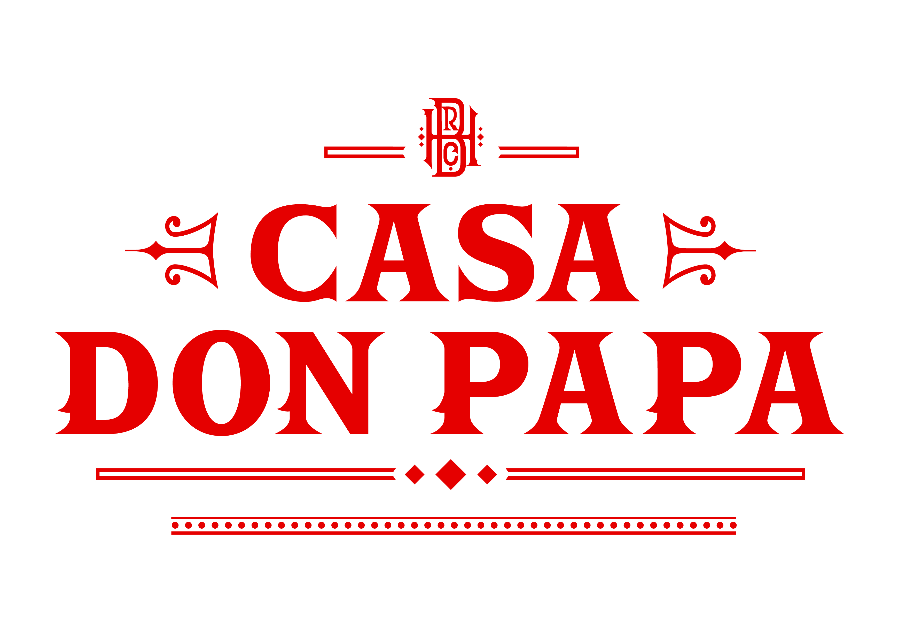 Logo Casa Don Papa x Erica Paredes