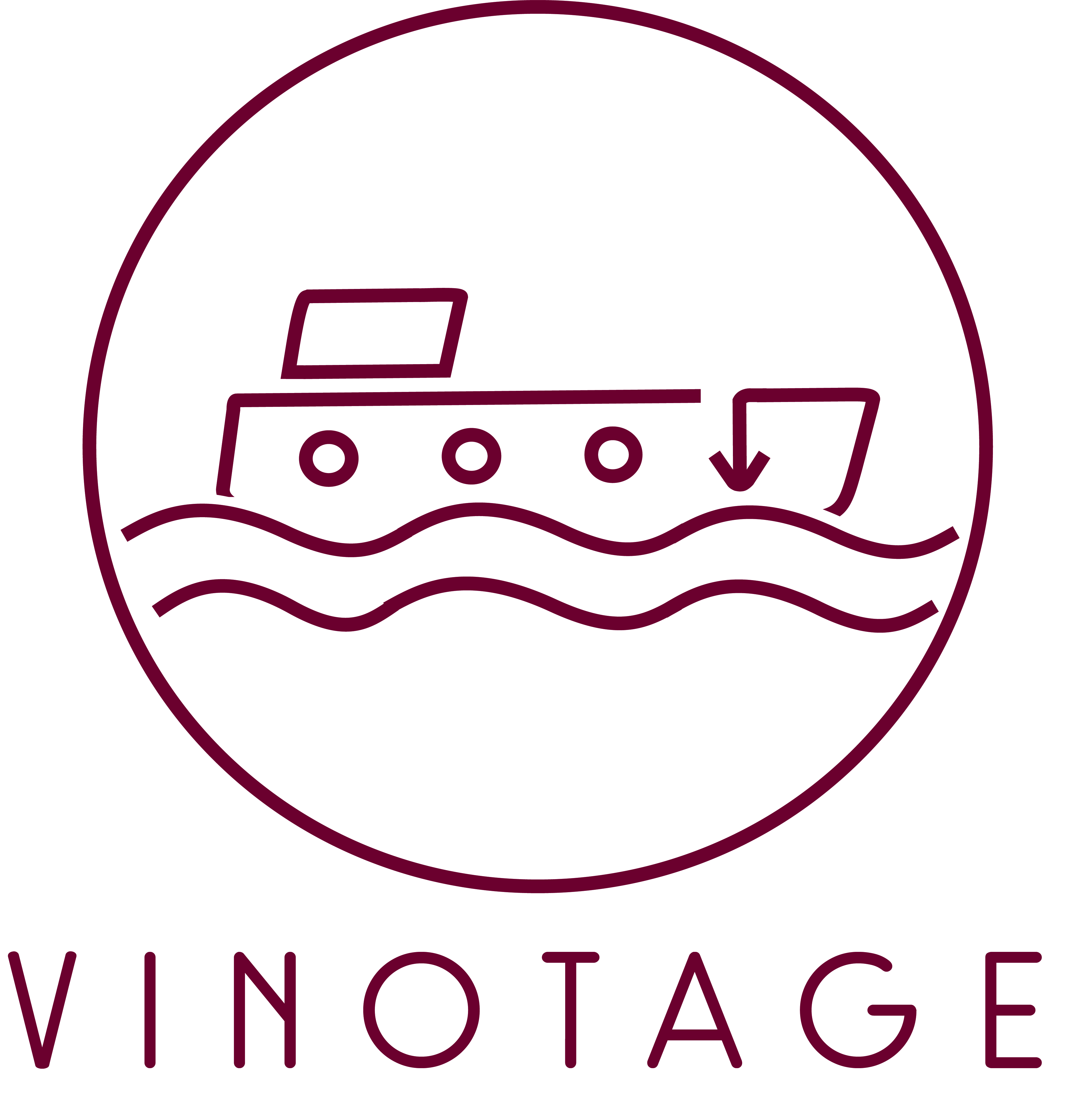 Logo Vinotage - Péniche à Vins