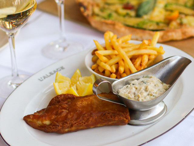 L'Alsace Fish and chips de merlan