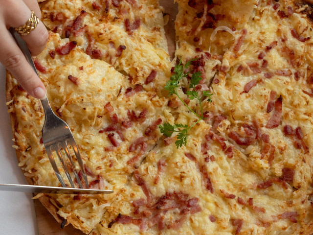 L'Alsace Flammekueche gratinée