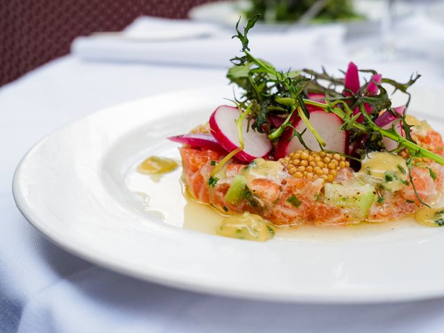 L'Alsace Tartare de saumon d’Écosse Label Rouge