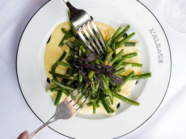 L'Alsace Salade de haricots verts