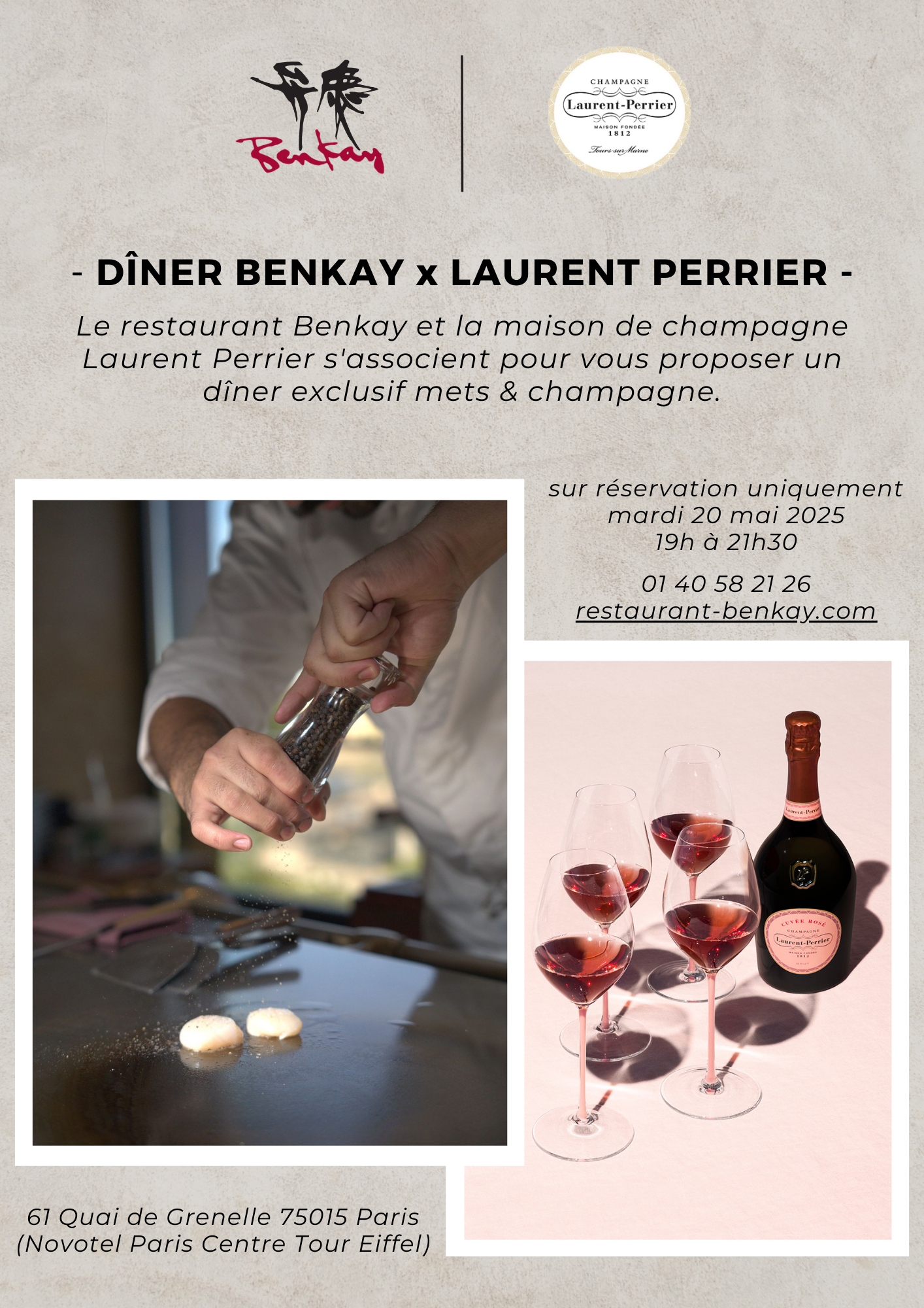 Soirée spécial Laurent Perrier