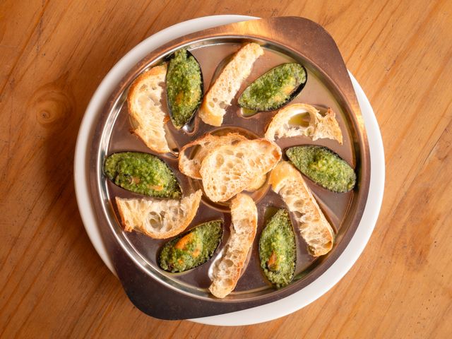 Park avenue Moules gratinées au beurre d’escargot