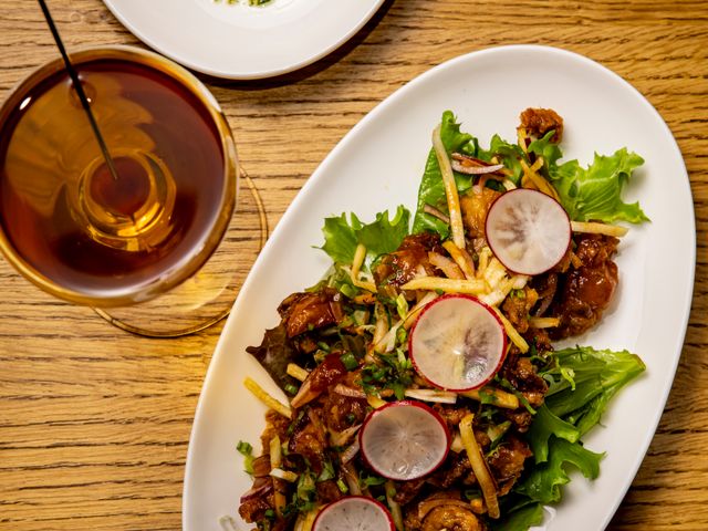 Crispy soft shell crab