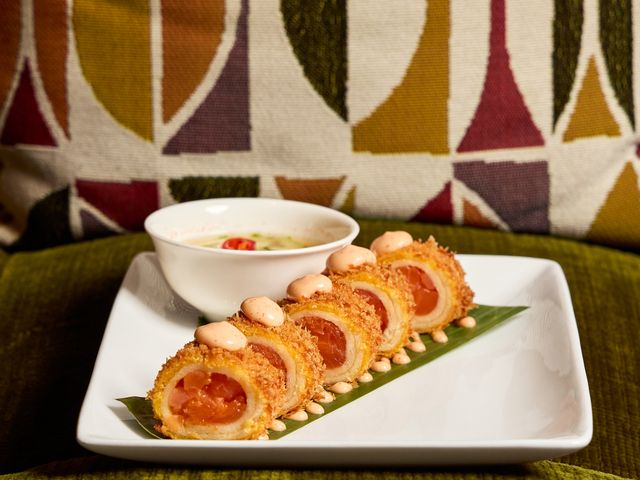 Maki croustillants au saumon
