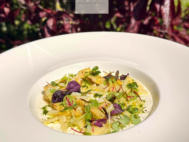 La Table du Parc Panna Cotta d'asperges blanches