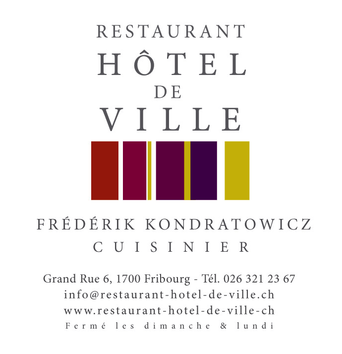 Restaurant Hôtel de Ville de Fribourg - Frédérik Kondratowicz