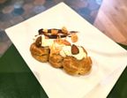 Photo Eclair Praliné & Amandes - Restaurant Pauze - Hostellerie Saint-Louis