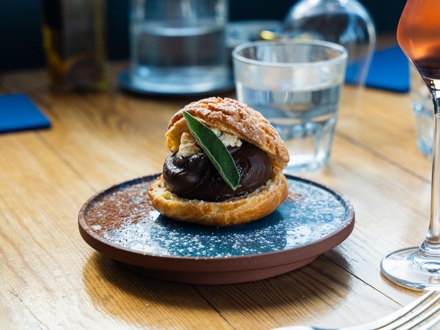 Chez Patacol LS Le choux au crémeux chocolat et bleu !