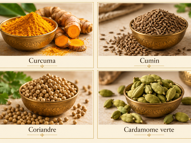 TAJ MAHAL LA ROCHE Curcuma, cumin, coriandre et cardamome verte