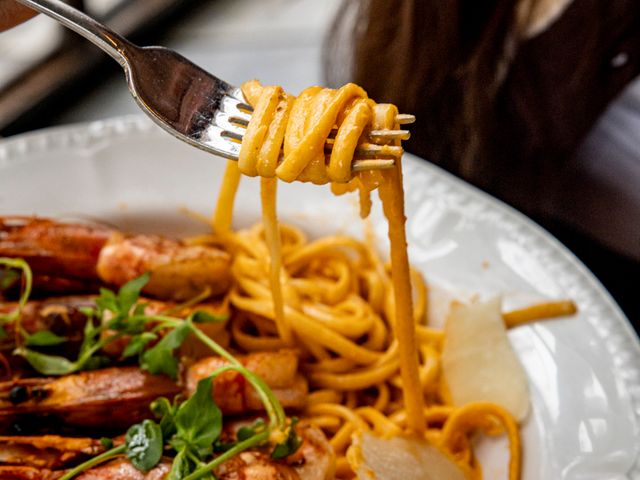 Linguine aux gambas