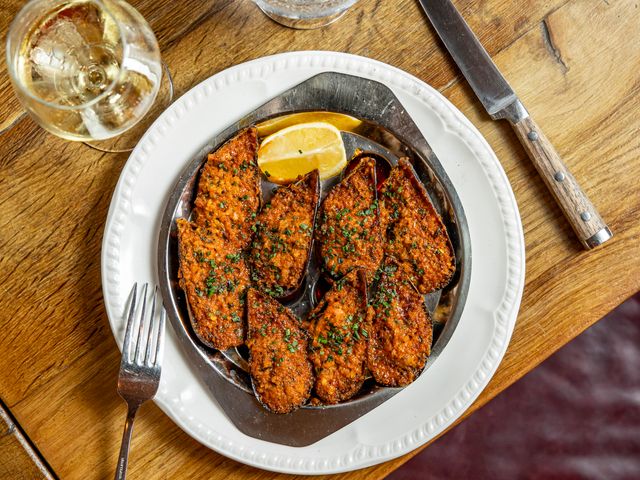Moules Gratinées